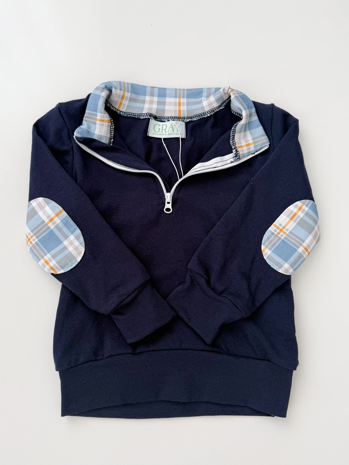 Reese Plaid Quarter Zip