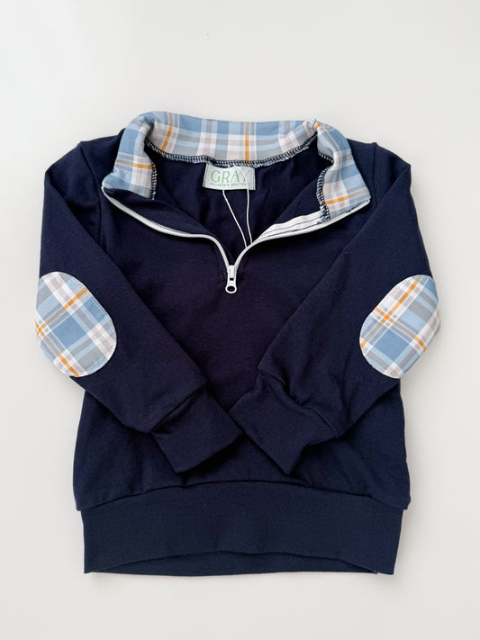 Reese Plaid Quarter Zip
