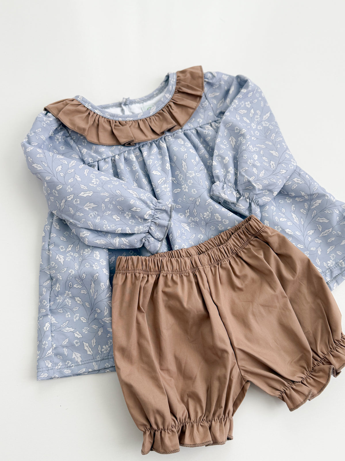 Greta Fall Floral Bloomer Short Set