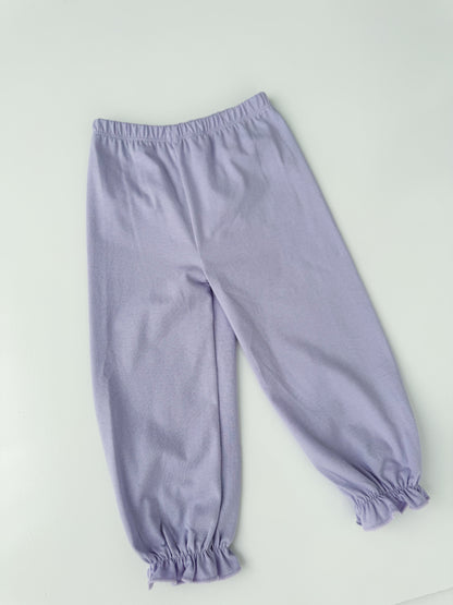 Girls Solid Knit Bubble Pants