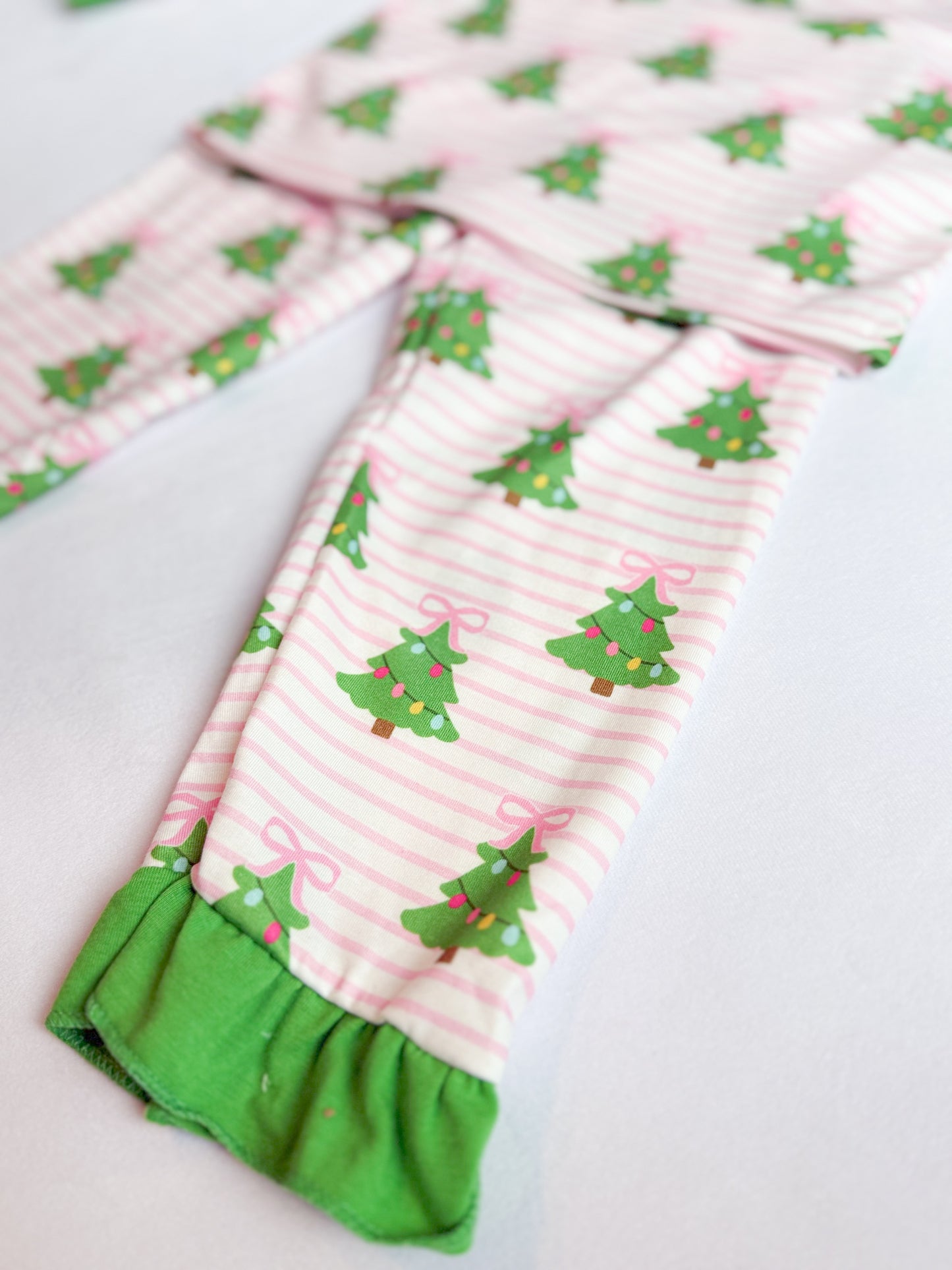 Oh Christmas Tree Pink Pajama Set