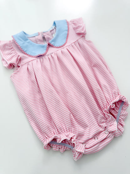Emmie Striped Girls Bubble