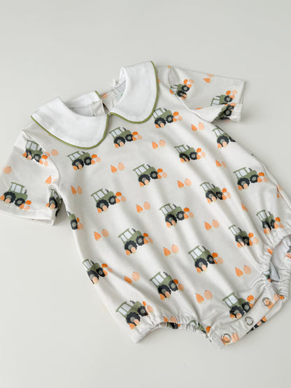 Rowan Pumpkin Short Sleeve Bubble