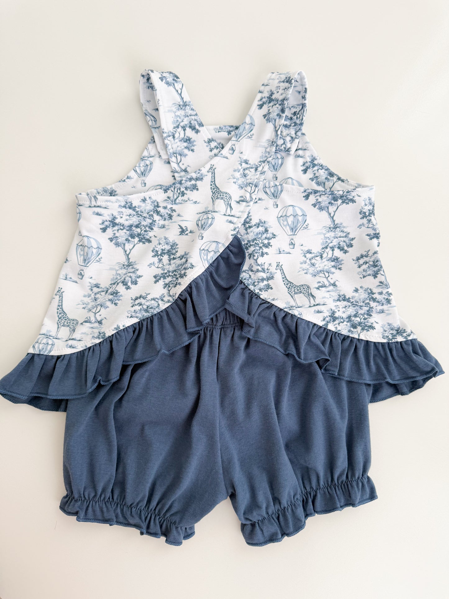 Safari Toile Girls Swing Back Set