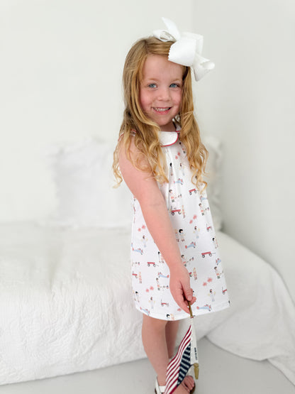 All American Girl Pleated Dress
