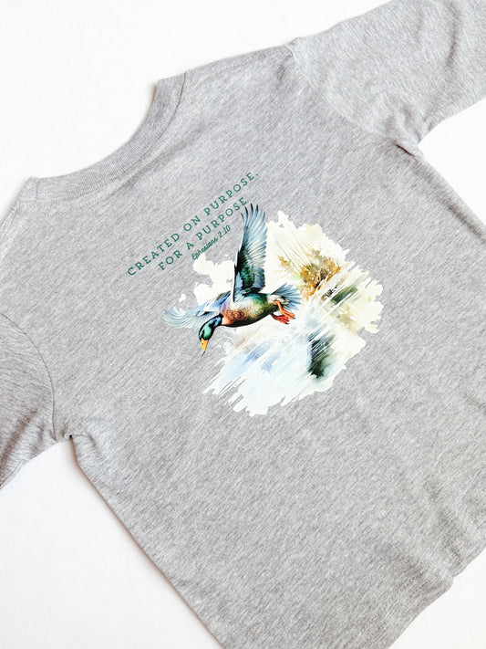 For A Purpose Tee- Gray Originals