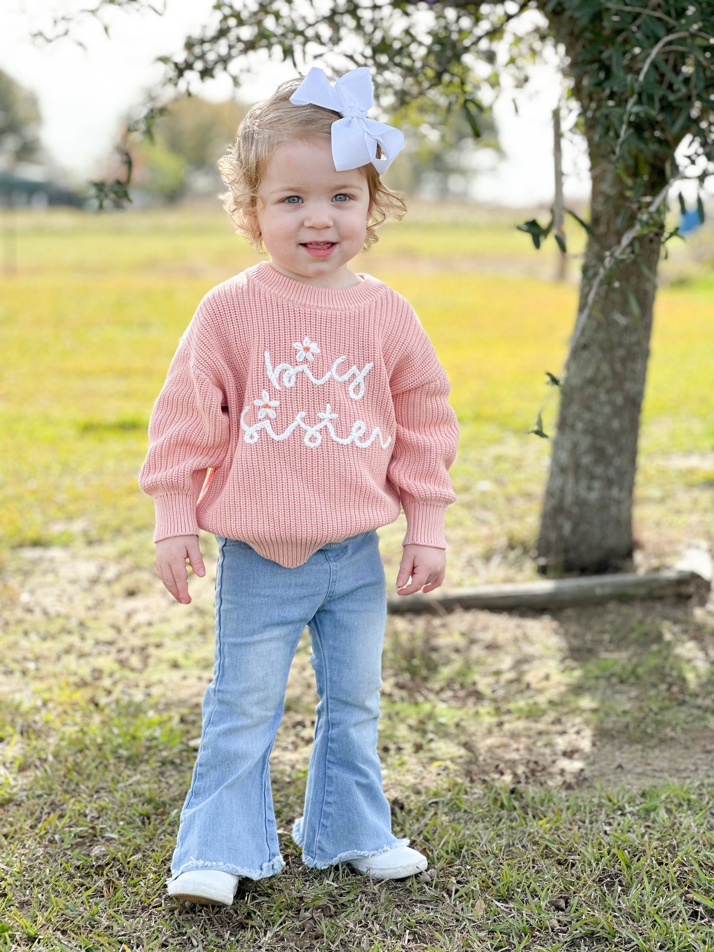Big Sister Embroidered Sweater