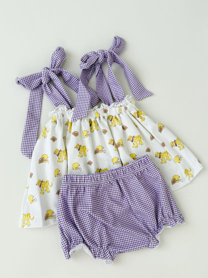 Gameday + Gingham Bloomer Set