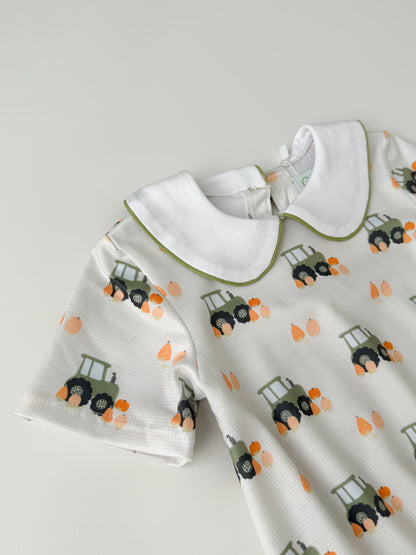 Rowan Pumpkin Short Sleeve Bubble