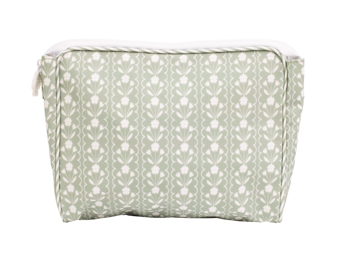 The Go Bag in Sage Floral