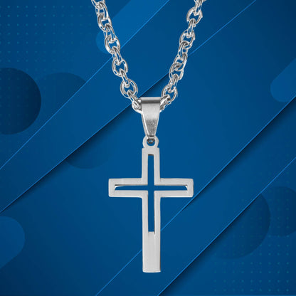 Ryder 18" Cutout Cross Necklace