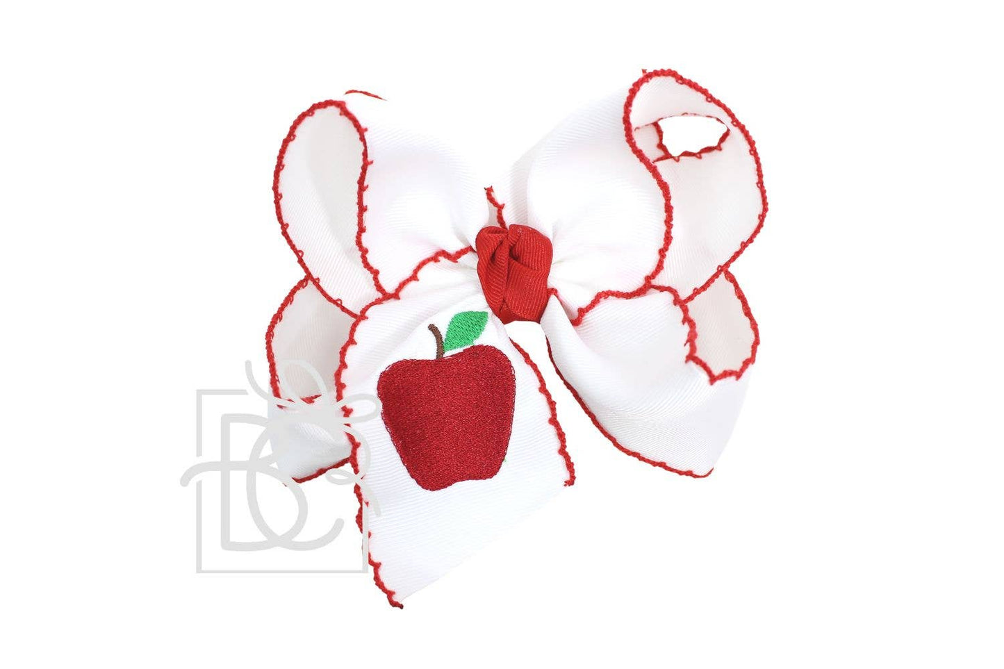 Back to School Crochet Edge Bow