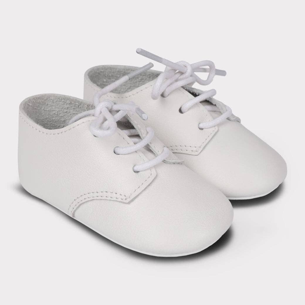 August Lace-Up Crib Shoe