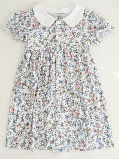 Mauve Floral Dress