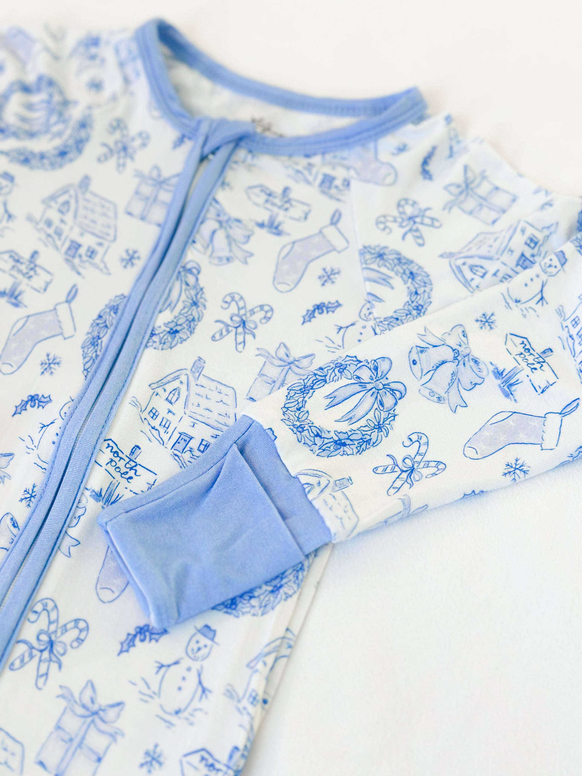 Winter Wonderland Bamboo Romper Gray Children's Boutique