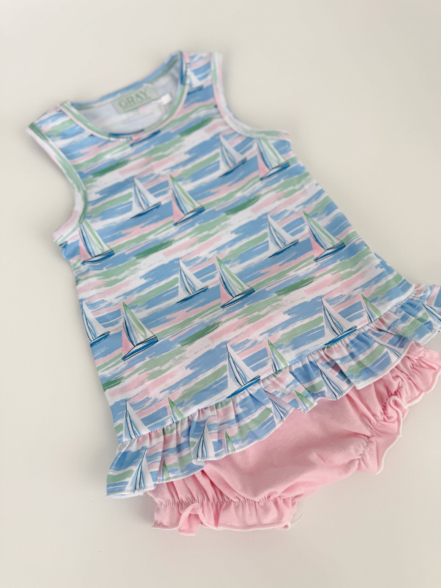 Sail Away Girls Bloomer Set