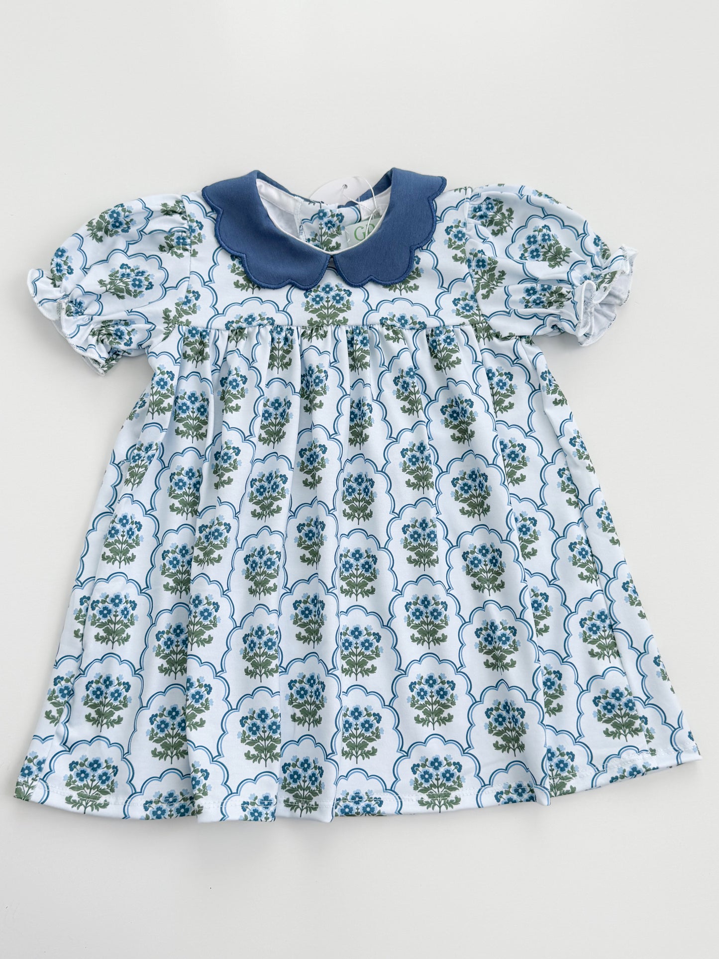 Lennon Scallop Collar Dress