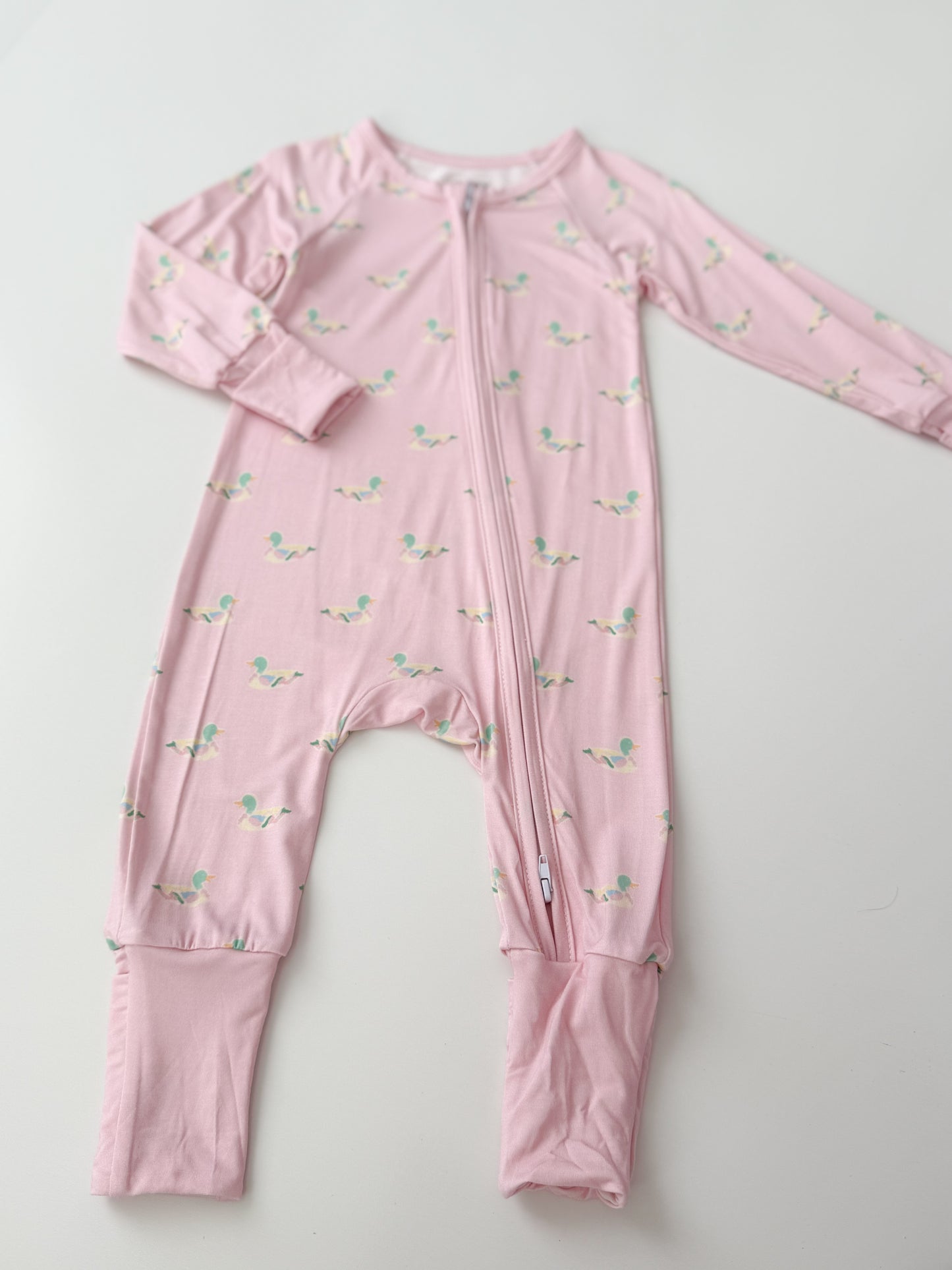 Pink Pond Parade Bamboo Zippy