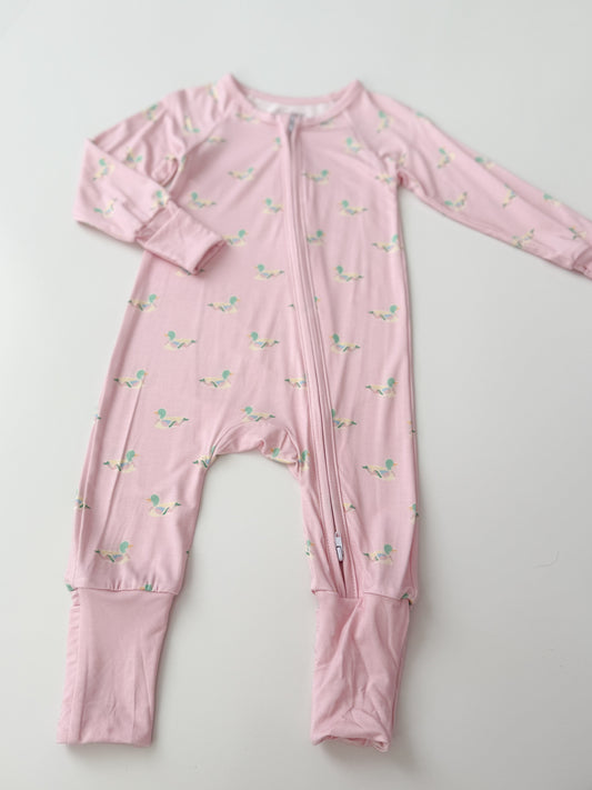 Pink Pond Parade Bamboo Zippy