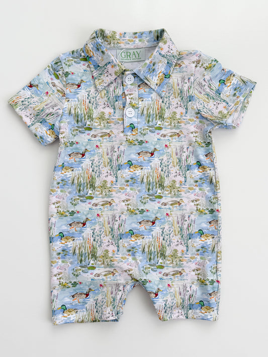 Duck Pond Polo Romper
