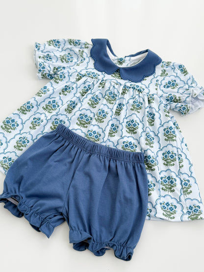 Lennon Scallop Collar Bloomer Set