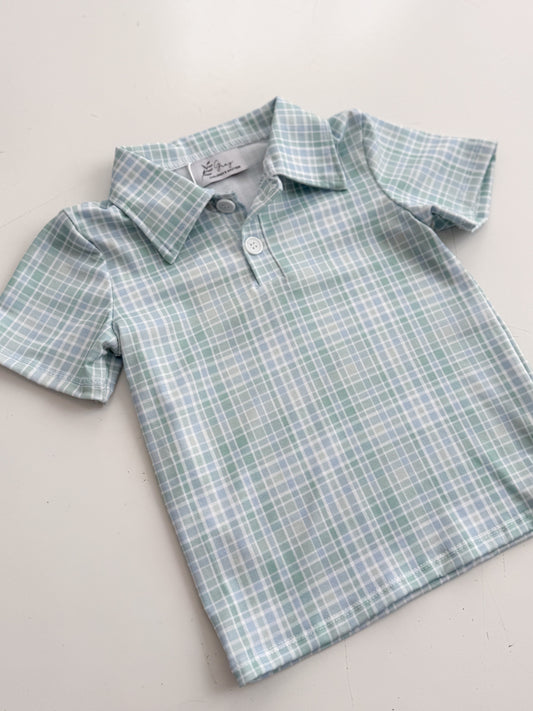 Lincoln Plaid Polo