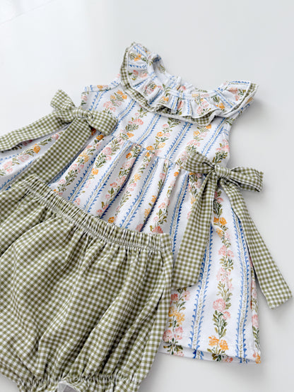 Emma Floral Bloomer Set