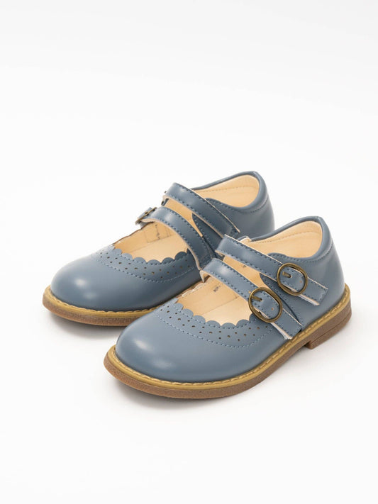 Double Buckle Mary Jane Hard Sole Shoes