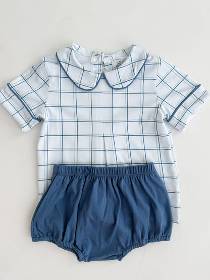 Nicholas Plaid Bloomer Set