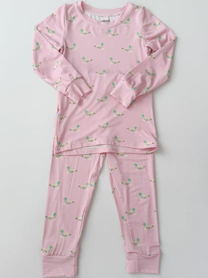 Pink Pond Parade Bamboo Set