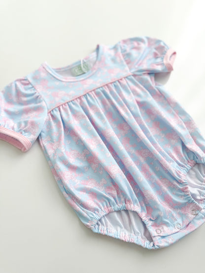 Pink Farm Toile Bubble
