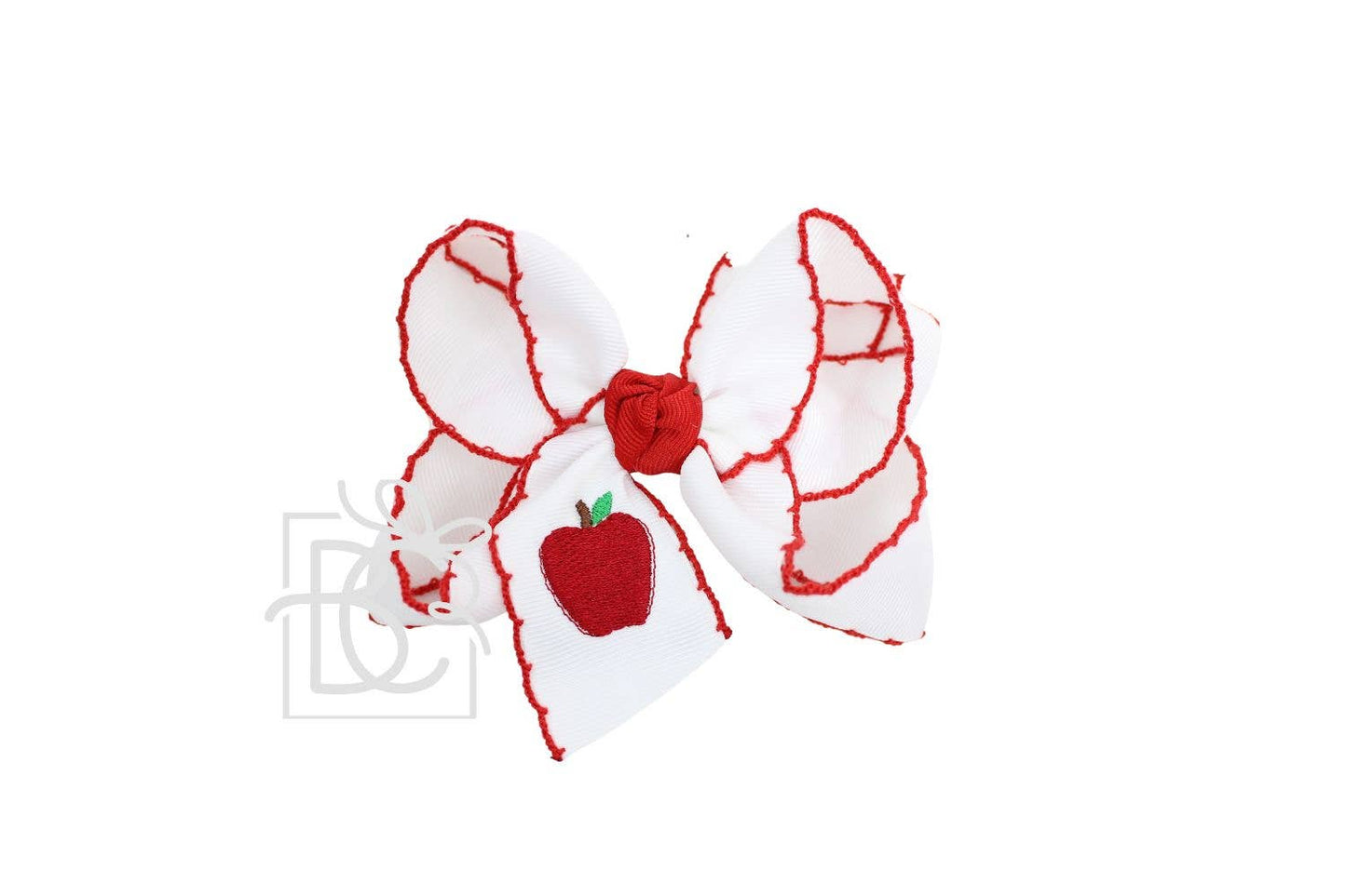 Back to School Crochet Edge Bow