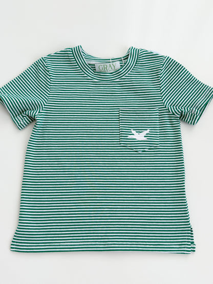 Everyday Striped Pocket Tees