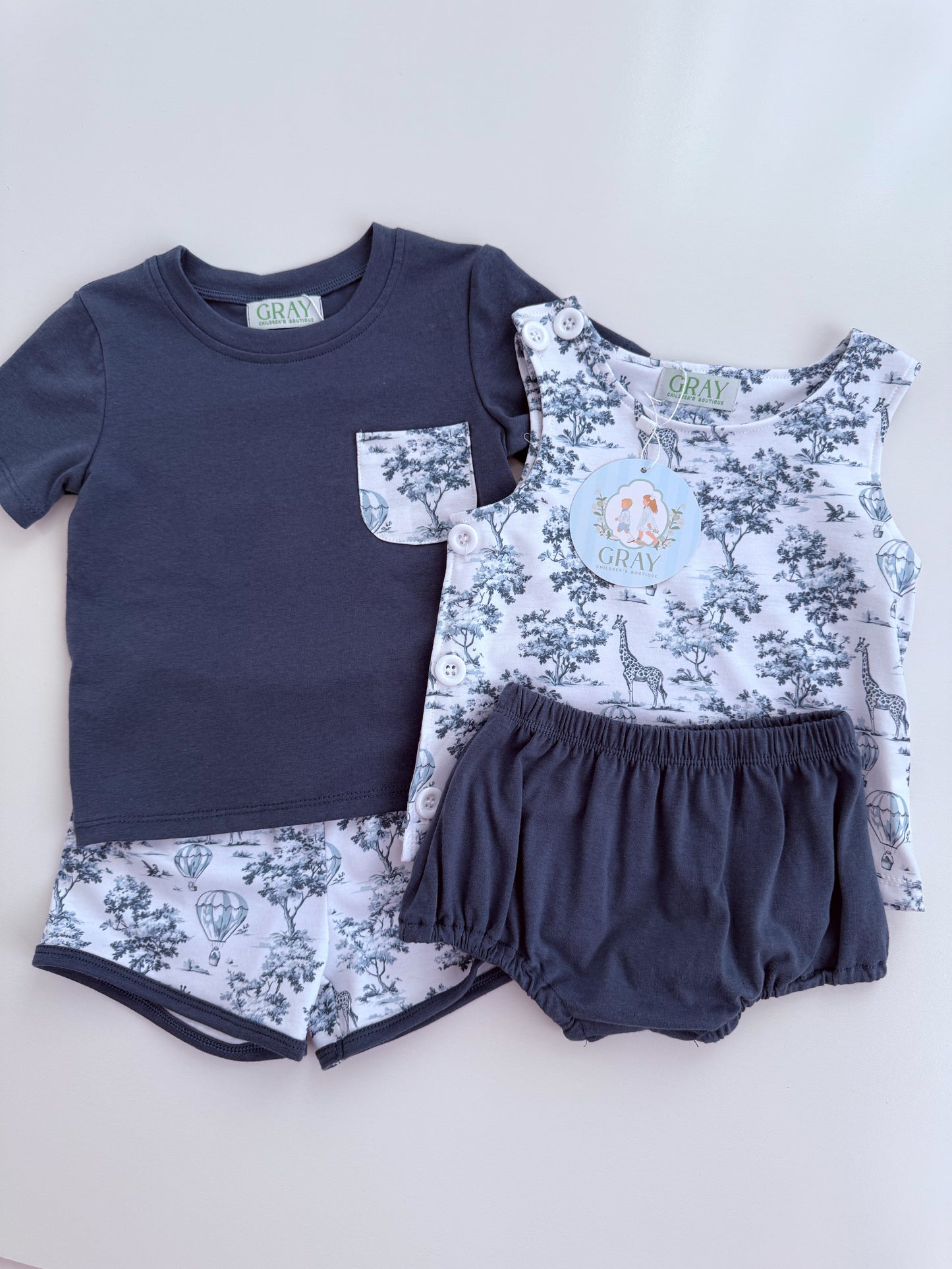 Safari Toile Shortie Set
