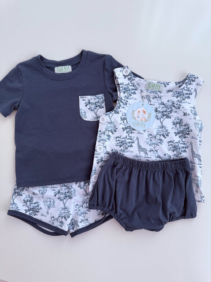 Safari Toile Shortie Set