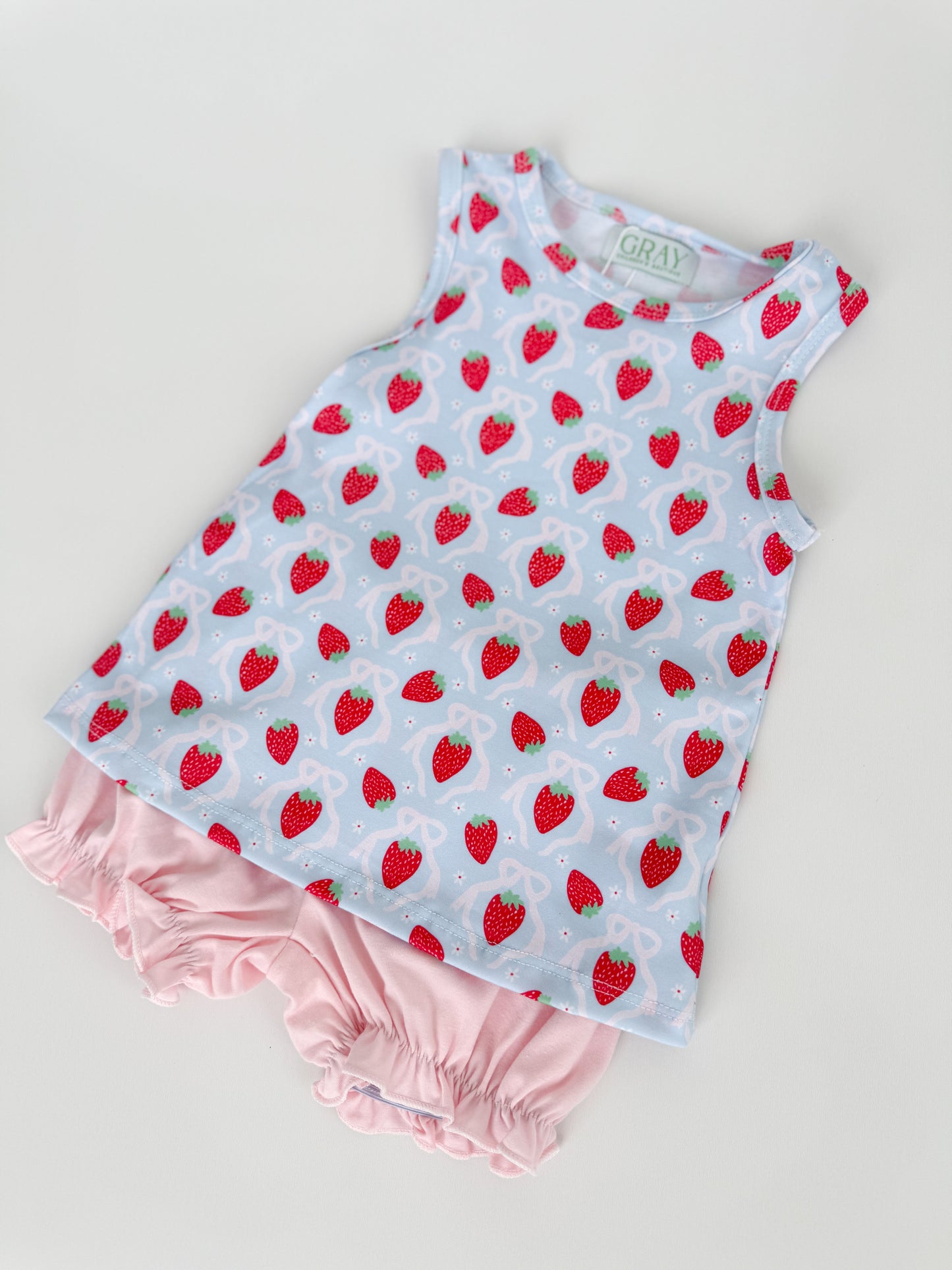 Strawberry Field Bloomer Short Set