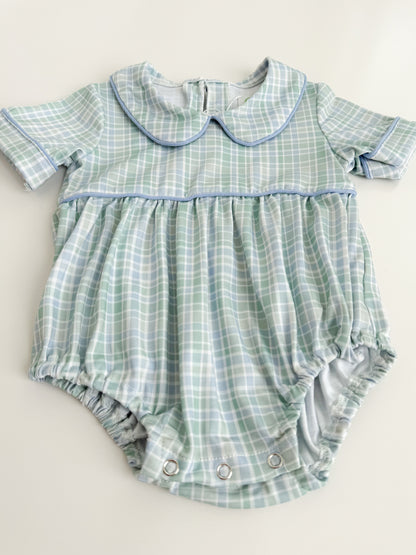 Lincoln Plaid Boys Bubble