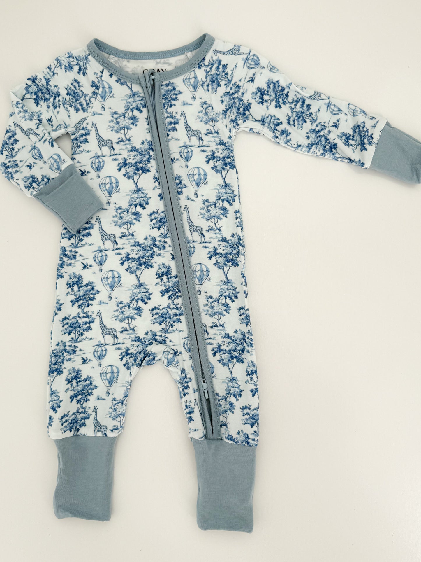 Safari Toile Bamboo Zippy