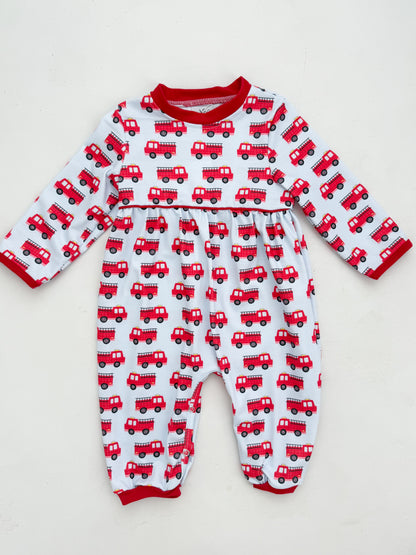 Tucker's Firetruck Romper