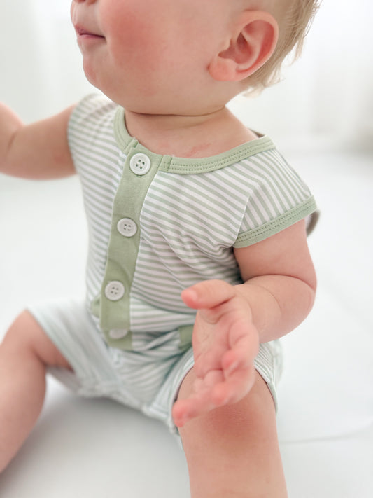 Oliver Striped Romper