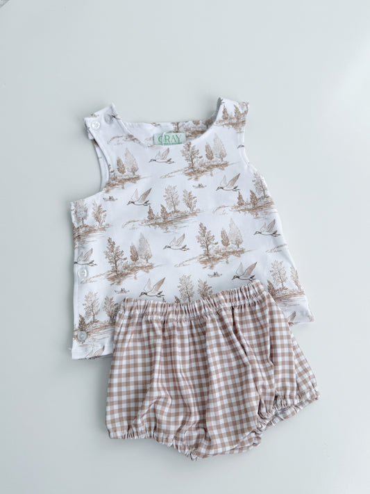Mallard Toile Bloomer Set