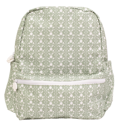 The Backpack in Sage Floral