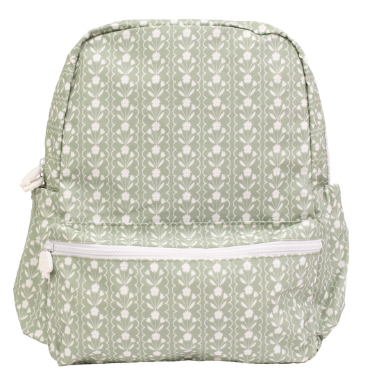 The Backpack in Sage Floral