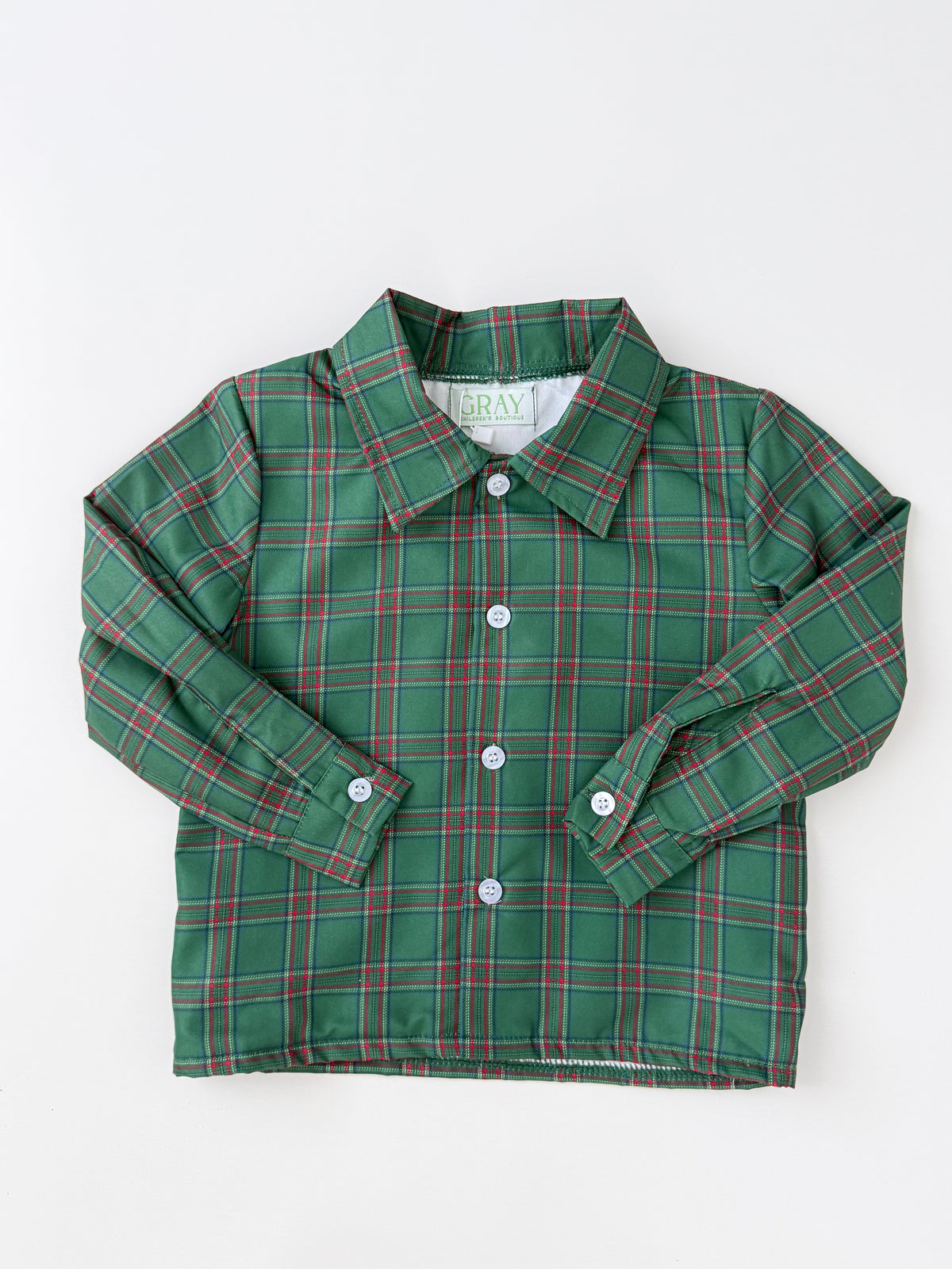 Paxton Christmas Plaid Button Down