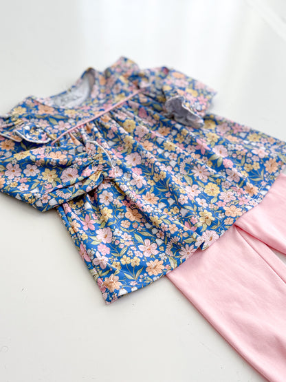 Melody Floral Bubble Pant Set
