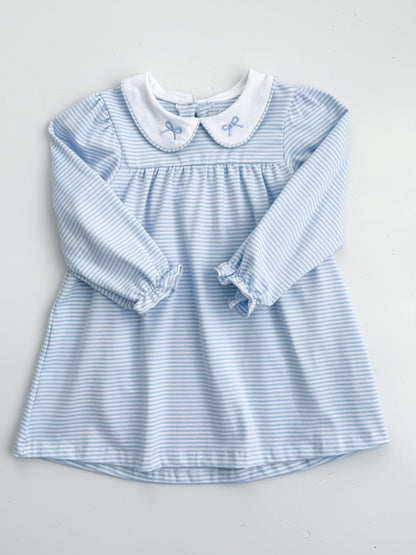 Claire Striped Bow Dress