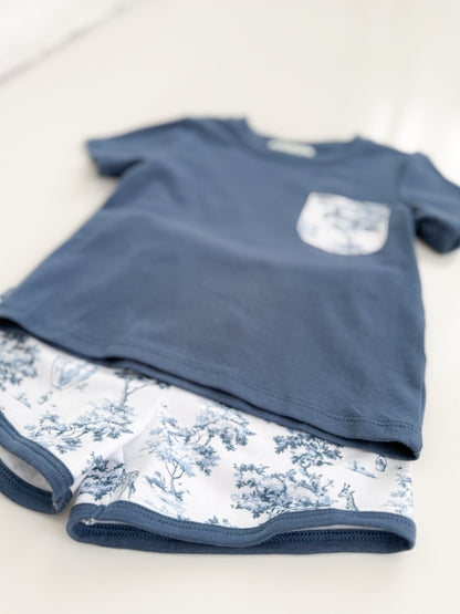 Safari Toile Shortie Set