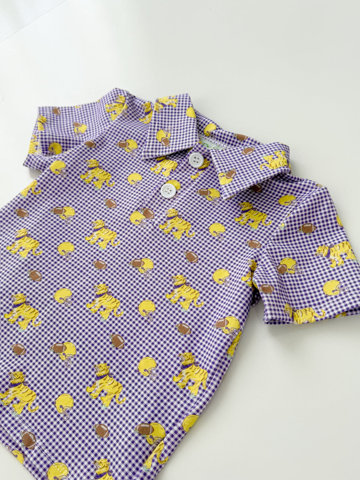 Gameday Gingham Polo