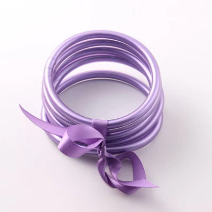 Purple Jelly Bangles