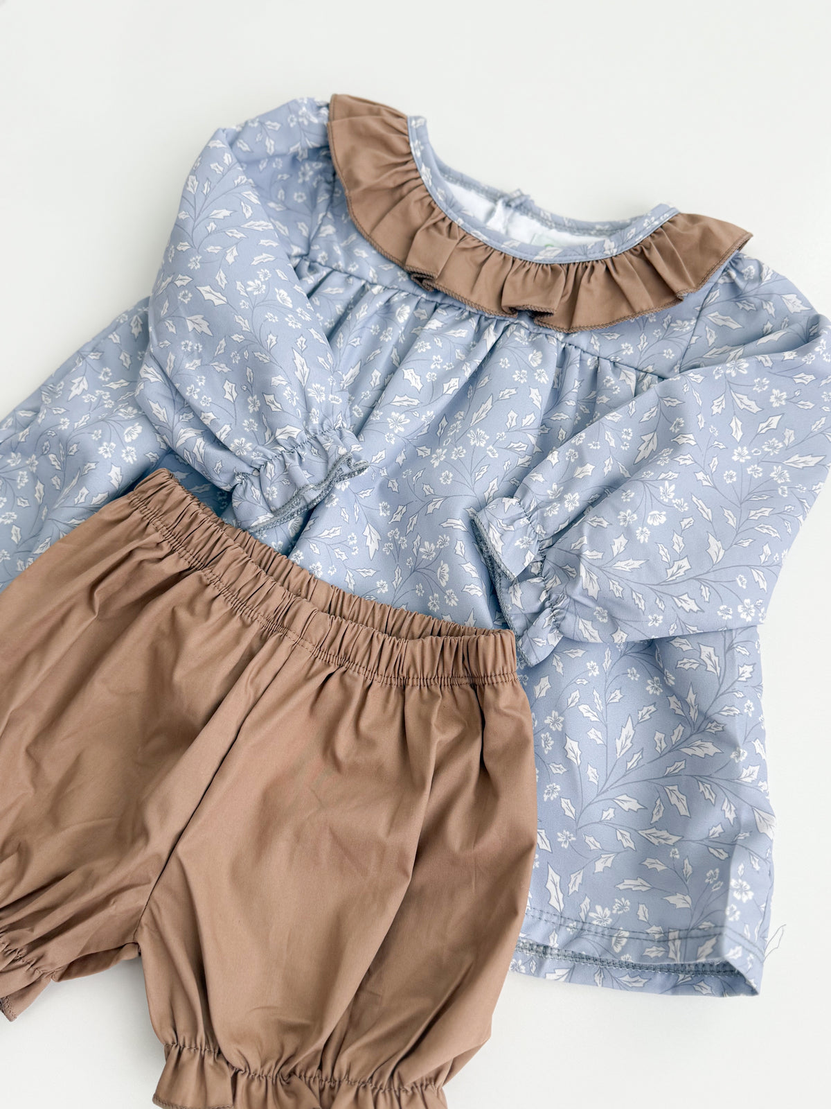Greta Fall Floral Bloomer Short Set